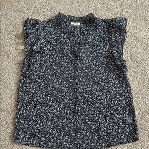 Pleione floral blouse sz: M